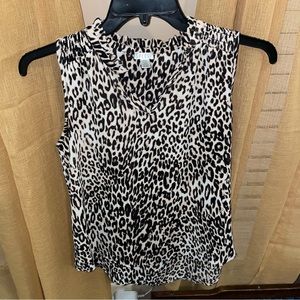 Spense Animal print sleeveless top